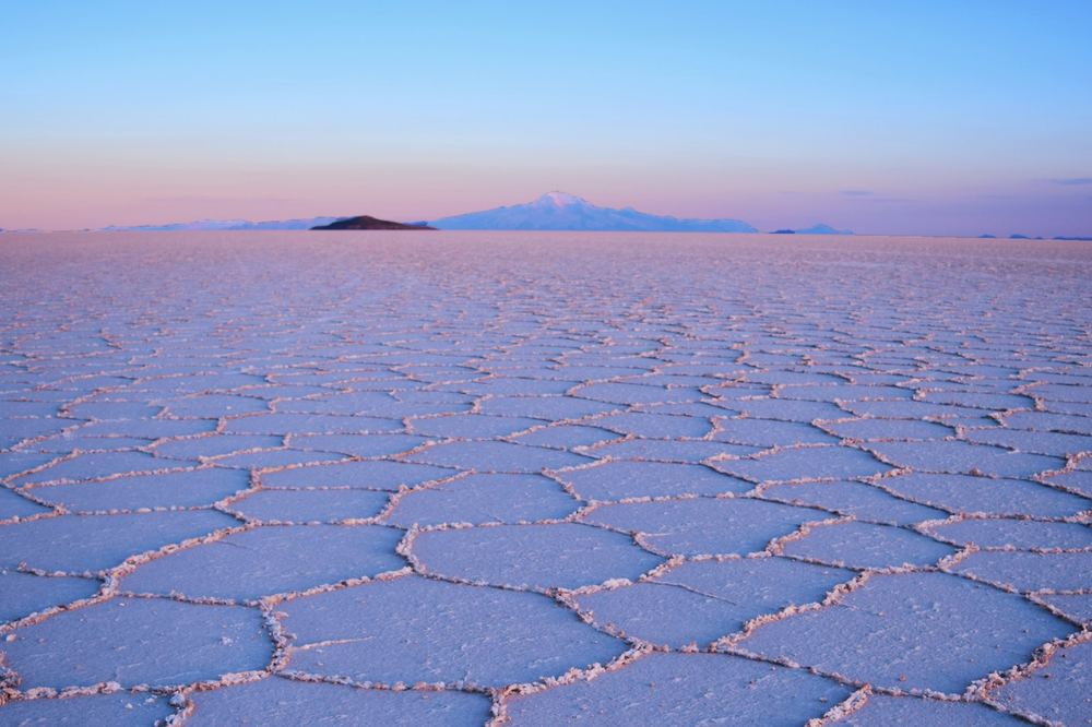 Traditional salt flat brine evaporation ponds